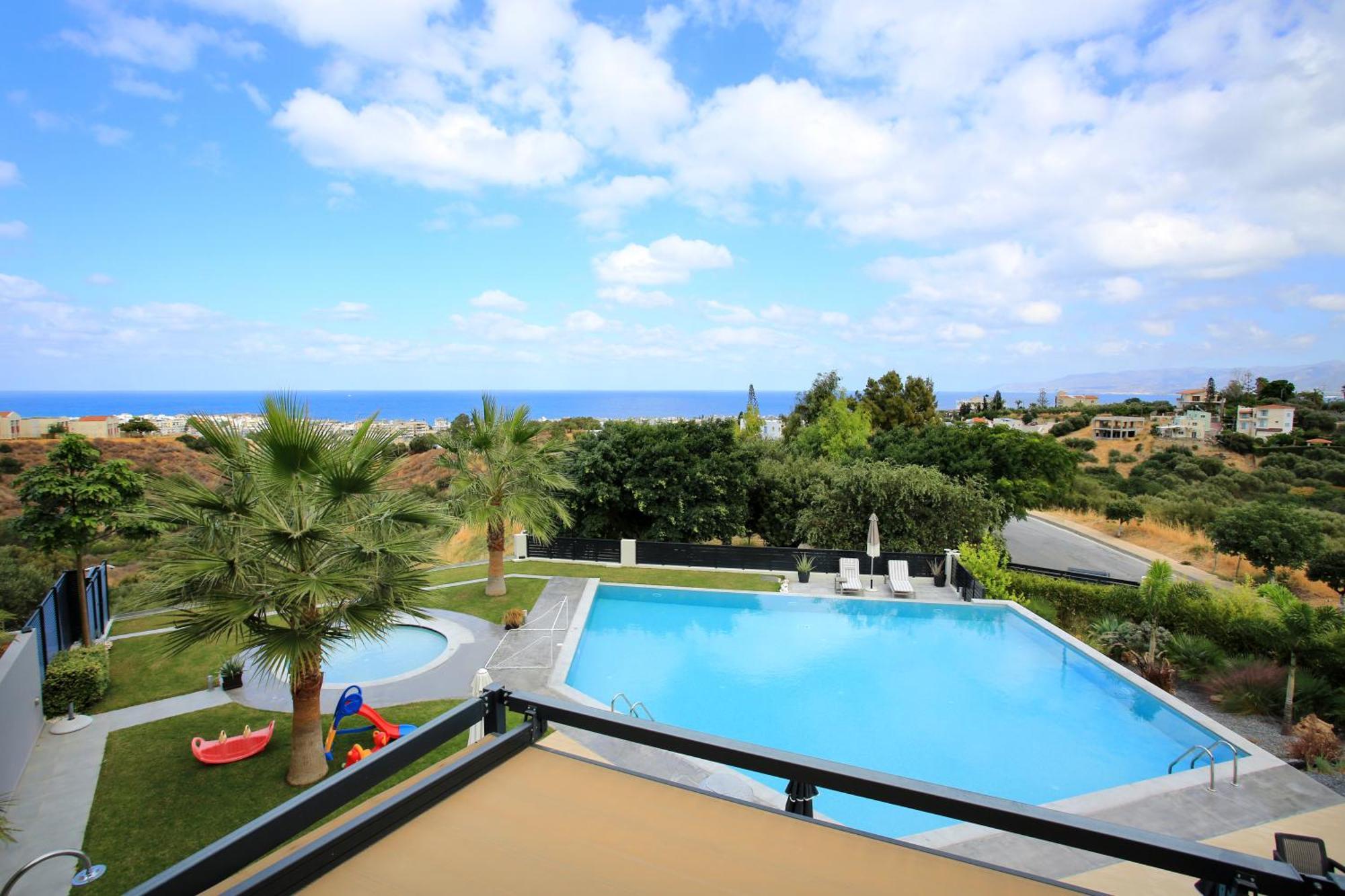 Orama Luxury Villa 4 Bedrooms With Private Pool Limenas Chersonisou Exterior foto