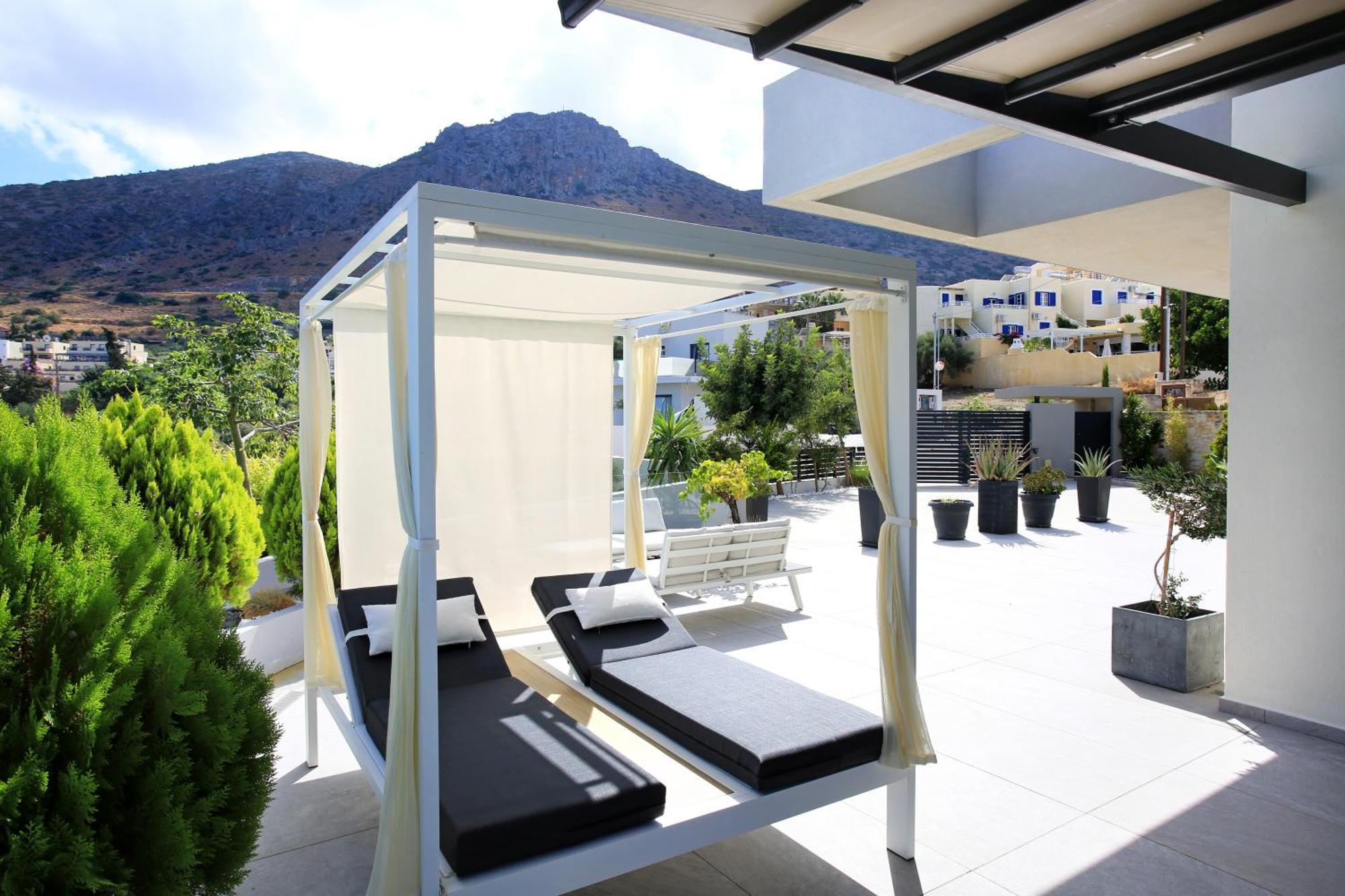 Orama Luxury Villa 4 Bedrooms With Private Pool Limenas Chersonisou Exterior foto