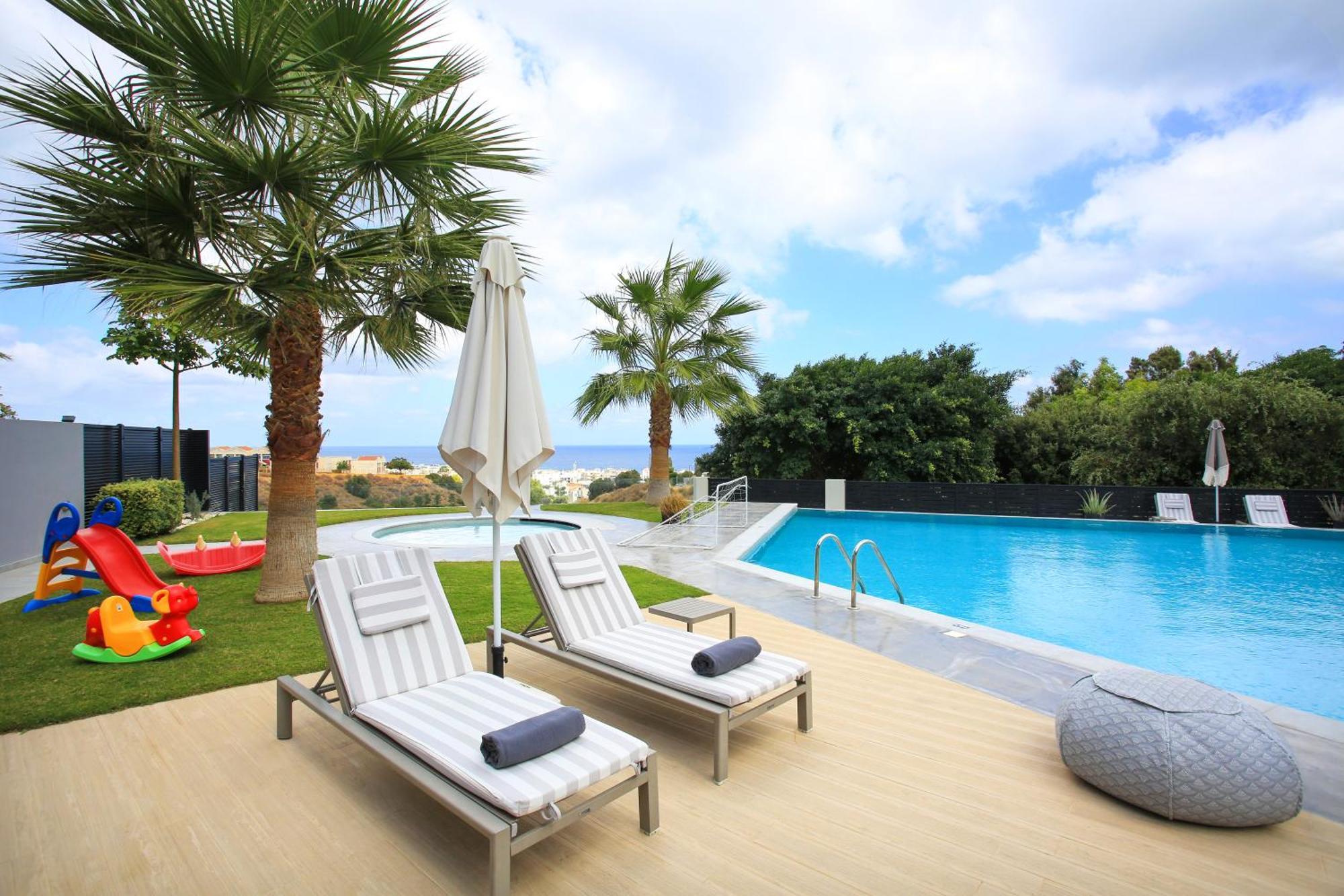 Orama Luxury Villa 4 Bedrooms With Private Pool Limenas Chersonisou Exterior foto